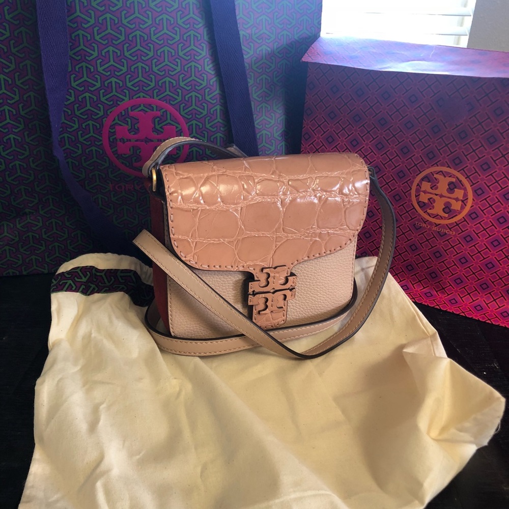 Tory Burch Purse MCGRAW EMBOSSED CROSS-BODY